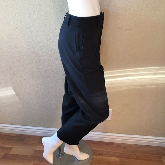 Vince Tapered Ankle Black Trousers Size 12 - Picture 5 of 8
